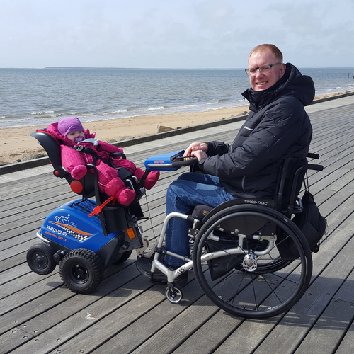 Hjælpemotor til kørestol - Swiss Trac i Esbjerg