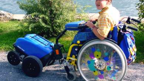 Swiss-trac hjælpemotor til kørestol til børn